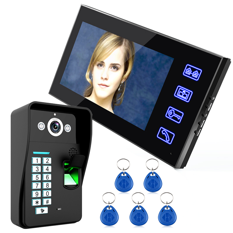 Fingerprint Video Door Phone
